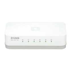 Ethernet Switch 5 θυρώνD-Link GO-SW-5E με ταχύτητα έως 100Mbps λευκό χρώμα 