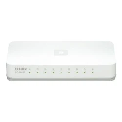 Ethernet Switch D-Link GO-SW-8E 100Mbps 8 θυρών μοντέρνο design & συμπαγείς διαστάσεις λευκό χρώμα