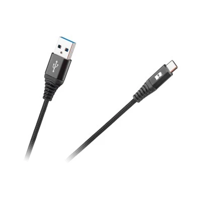 Καλώδιο USB - USB Cμε μήκος 2m REBEL σε μαύρο χρώμα λειτουργία φόρτωσης & συγχρονισμού δεδομένων