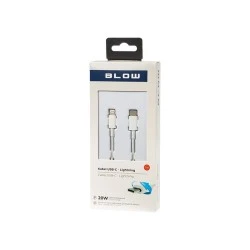 Καλώδιο USB C - LIGHTNING με μήκος1m QC 20W σε λευκό χρώμα BLOW