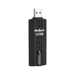 Ψηφιακός δέκτης USB DVB-T2 για υπολογιστή  Full HD H.265 HEVC REBEL