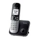 Ασύρματο Τηλέφωνο Panasonic KX-TG6851GRM σε γκρι χρώμα με Ελληνικό μενού