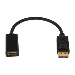 Μετατροπέας DisplayPort σε HDMI BLOW μήκος 20cm plug & play μαύρο χρώμα