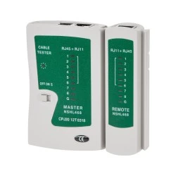 Ελεγκτής καλωδίων RJ45, RJ11, RJ12 με διακόπτη ενεργοποίησης