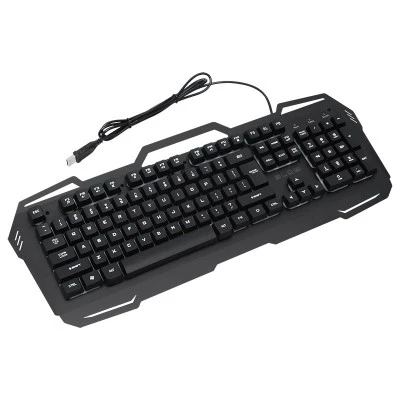 Πληκτρολόγιο BLOW COLD STEEL με οπίσθιο φωτισμό LED σε μαύρο χρώμα & μήκος καλωδίου 1.5m