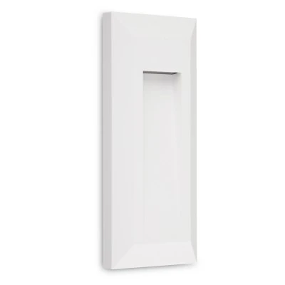 Απλίκα NETTO Επίτοιχη Λευκή PC 0.7W θερμό φως 3000K 60lm IP65 230V 9x3014LED
