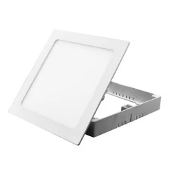 Led panel slim τετράγωνο χωνευτό με Ενσωματωμένο LED Με Ψυχρό Λευκό Φως 8W Λευκό 12x12εκ.