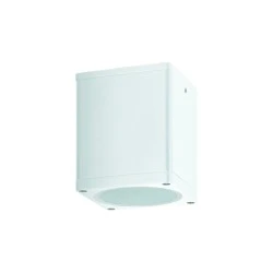 Φωτιστικό σποτ οροφής τετράγωνο GU10 MAX35W 230V AC σε λευκό-matt χρώμα IP65 κατάλληλο για εξωτερικό χώρο