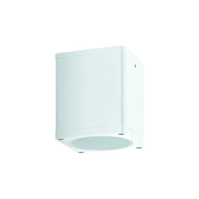 Φωτιστικό σποτ οροφής τετράγωνο GU10 MAX35W 230V AC σε λευκό-matt χρώμα IP65 κατάλληλο για εξωτερικό χώρο Φωτιστικό σποτ οροφής τετράγωνο GU10 MAX35W 230V AC σε λευκό-matt χρώμα IP65 κατάλληλο για εξωτερικό χώρο