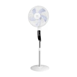 Ανεμιστήρας με οθόνη 50W 44cm Teesa TSA8019 3 με 3 ταχύτητες & χρονοδιακόπτη σε λευκό χρώμα 