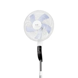 Ανεμιστήρας με οθόνη 50W 44cm Teesa TSA8019 3 με 3 ταχύτητες & χρονοδιακόπτη σε λευκό χρώμα 