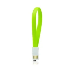 USB καλώδιο για iPhone-με μαγνήτη 5/5C/5S/6/6+ 20cm πράσινο