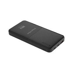 Powerbank με χωρητικότητα μπαταρίας 10000mAh με λειτουργία QC και PD Kruger&Matz σε μαύρο χρώμα 