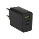 Φορτιστής με υποδοχή USB-C x2 + USB PD40W BLOW γρήγορη φορτιστή Power Delivery Φορτιστής με υποδοχή USB-C x2 + USB PD40W BLOW γρήγορη φορτιστή Power Delivery
