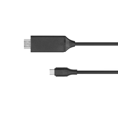 Καλώδιο HDMI MHL - USB C με μήκος 2m Kruger&Matz  18 Gbps 4Κ μαύρο χρώμα