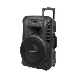 Ενεργό ηχείο 12" 40W με 2 ασύρματα μικρόφωνα κάρτα μνήμης SD  Bluetooth & θύρα για USB AZUSA