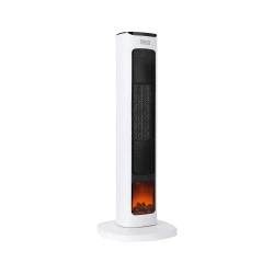 Αερόθερμο δαπέδου 2000W PTC με λειτουργία απομίμησης τζακιού Teesa & οθόνη LED