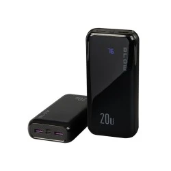 Powerbank 30000mAh 2xUSB QC PB30A BLOW σε μαύρο χρώμα υψηλής ποιότητας με οθόνη LED