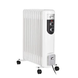 Ηλεκτρικό καλοριφέρ λαδιού TEESA με ισχύς 2500W &11 πτερύγια 3 λειτουργίες θέρμανσης - αυτόματο έλεγχο θερμοκρασίας