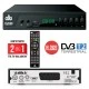 Επίγειος ψηφιακός δέκτης DVB-T2 1080p h.265 με τηλεχειριστήριο 2 σε 1  για Δέκτη & TV
