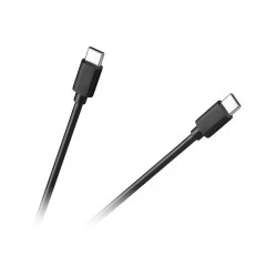 Καλώδιο USB C ένταση 3Α με μήκος1m Cabletech σε μαύρο χρώμα Καλώδιο USB C ένταση 3Α με μήκος1m Cabletech σε μαύρο χρώμα