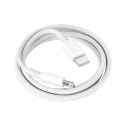 Καλώδιο USB C - Lightning  με μήκος 1m Rebel σε λευκό χρ΄΄ωμα