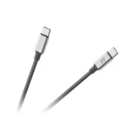 Καλώδιο USB C μέγιστη ισχύς 65W με μήκος 1m Rebel μαύρο χρώμα  με λειτουργικό σύστημα Android ή Windows