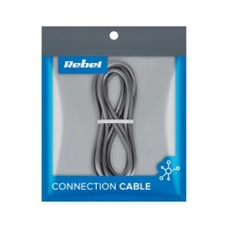 Καλώδιο USB C μέγιστη ισχύς 65W με μήκος 1m Rebel μαύρο χρώμα  με λειτουργικό σύστημα Android ή Windows