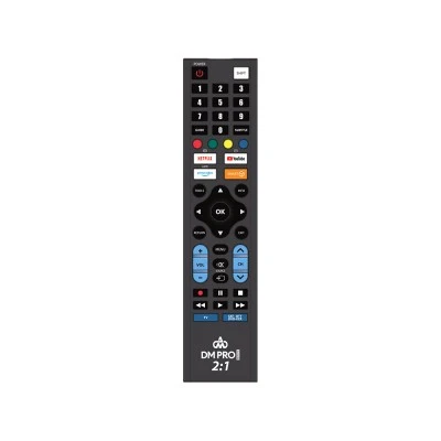 Universal τηλεχειριστήριο Smart Remote TV 4:1 DM Pro εύκολη ρύθμιση μέσω υπολογιστή έως και 4 συσκευών