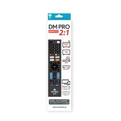Universal τηλεχειριστήριο Smart Remote TV 2:1 DM Pro ρύθμιση έως 2 συσκευών