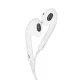 Ακουστικά ψείρες stereo jack 3.5mm για Apple  & Android HR-ME25 σε λευκό χρώμα 