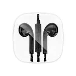 Ακουστικά stereo jack 3.5mm για Apple & Android HR-ME25 σε μαύρο χρώμα εξαιρετική ποιότητα ήχου Ακουστικά stereo jack 3.5mm για Apple & Android HR-ME25 σε μαύρο χρώμα εξαιρετική ποιότητα ήχου