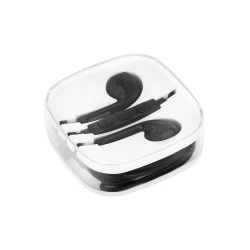 Ακουστικά stereo jack 3.5mm για Apple  & Android HR-ME25 σε μαύρο χρώμα εξαιρετική ποιότητα ήχου