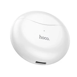 Ακουστικά ασύρματα Bluetooth  HOCO True Metall TWS EW14  σε λευκό χρώμα με διάρκεια μπαταρίας 4h