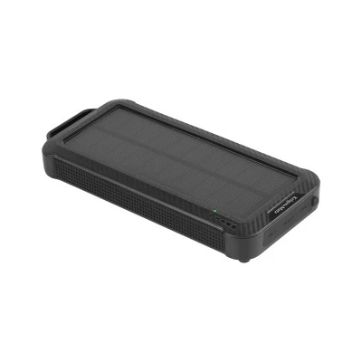 Ηλιακό Power Bank 10000mAh με USB A, Type C, Lightning Kruger&Matz με λειτουργία φακού