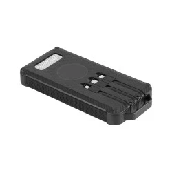 Ηλιακό Power Bank 10000mAh με USB A, Type C, Lightning Kruger&Matz με λειτουργία φακού