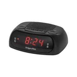 Ψηφιακό ραδιόφωνο - ξυπνητήρι Kruger&Matz με οθόνη LED σε μαύρο χρώμα