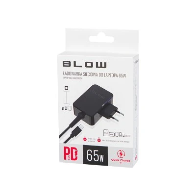 Φορτιστής laptop USB-C PD 65W Blow με δυνατότητα χρήσης εναλλάξιμων προσαρμογέων ακροδεκτών DC Φορτιστής laptop USB-C PD 65W Blow με δυνατότητα χρήσης εναλλάξιμων προσαρμογέων ακροδεκτών DC