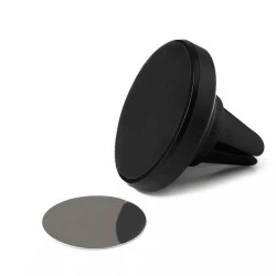 Βάση κινητού αυτοκινήτου με μαγνήτη Magnetic Air Vent σε μαύρο χρώμα για στερέωση στους αεραγωγούς Βάση κινητού αυτοκινήτου με μαγνήτη Magnetic Air Vent σε μαύρο χρώμα για στερέωση στους αεραγωγούς