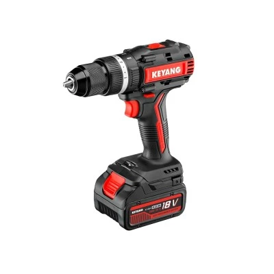 Κρουστικό δραπανοκατσάβιδο Brushless με μπαταρία 18V  κυβώτιο 2 ταχυτήτων & ροπή στρέψης 70Nm Keyang