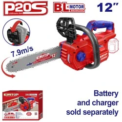 Αλυσοπρίονο Brushless ισχύς 20V με μια αλυσίδα μήκος 30cm ELGA20128