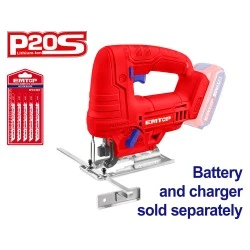Σέγα μπαταρίας με τάση 20V Emtop Brushless  με 5 λεπίδες elgs206501για διάφορες εφαρμογές κοπής