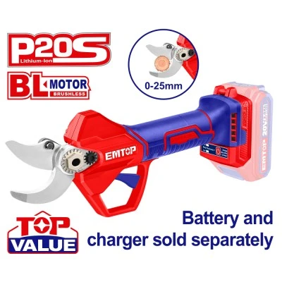 Κλαδευτικό μπαταρίας Brushless με διάμετρο κοπής 25mm