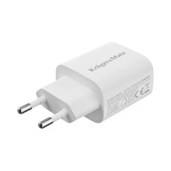Φορτιστής USB A - USB C 30W με λειτουργία Power Delivery και Quick Charge Kruger&Matz GAN