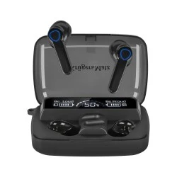 Ασύρματα in-ear ακουστικά με θήκη φόρτισης - powerbank Kruger&Matz M19 μαύρο χρώμα