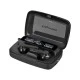 Ασύρματα in-ear ακουστικά με θήκη φόρτισης - powerbank Kruger&Matz M19 μαύρο χρώμα Ασύρματα in-ear ακουστικά με θήκη φόρτισης - powerbank Kruger&Matz M19 μαύρο χρώμα