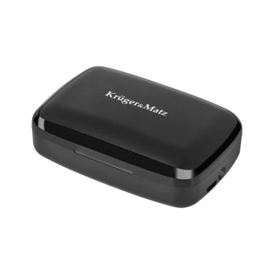 Ασύρματα in-ear ακουστικά με θήκη φόρτισης - powerbank Kruger&Matz M19 μαύρο χρώμα Ασύρματα in-ear ακουστικά με θήκη φόρτισης - powerbank Kruger&Matz M19 μαύρο χρώμα