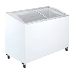 Επαγγελματικός καταψύκτης Robin UDD400 λευκός 350lt Π130xΒ61,5xΥ95cm με ρόδες