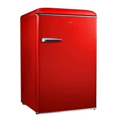 Ψυγείο μονόπορτο Robin RB-180RED σειρά retro κόκκινο 110lt Υ90cm x Π55,2cm x Β57cm