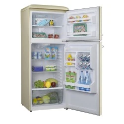 Ψυγείο δίπορτο Robin RB-280BEIGE σειρά retro μπεζ 280lt Υ157cm x Π60,3cm x Β70cm FULL NO FROST